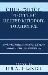 Front cover_Emigration from the United Kingdom to America