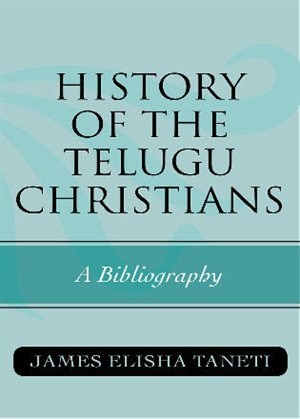 Couverture_History of the Telugu Christians