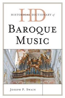 Front cover_Historical Dictionary Of Baroque Music