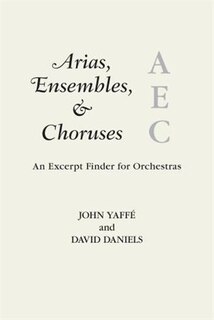 Front cover_Arias, Ensembles, and Choruses