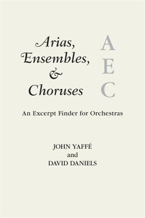 Front cover_Arias, Ensembles, and Choruses
