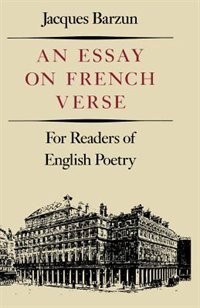 Couverture_An Essay On French Verse