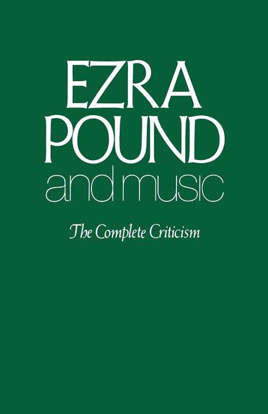 Couverture_Ezra Pound And Music