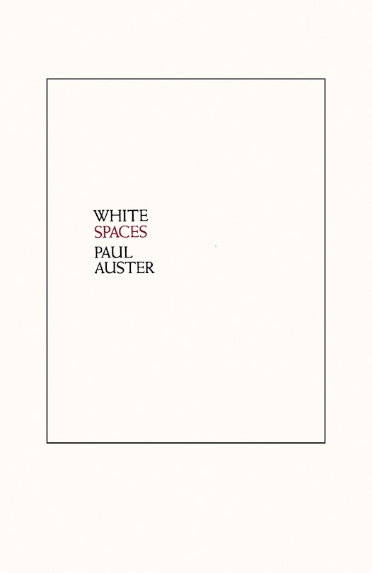 Front cover_White Spaces