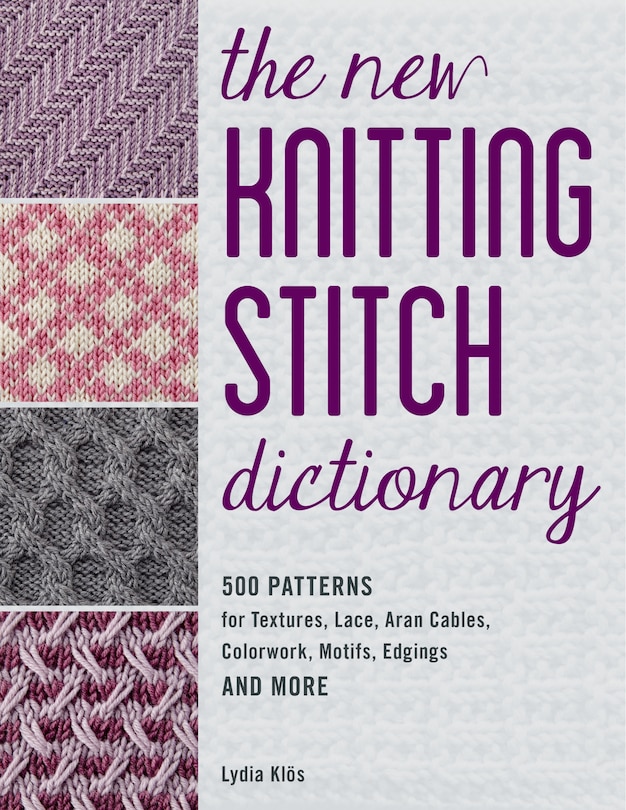 Front cover_The New Knitting Stitch Dictionary