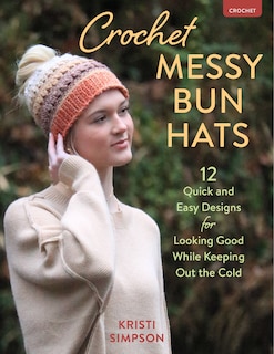 Front cover_Crochet Messy Bun Hats