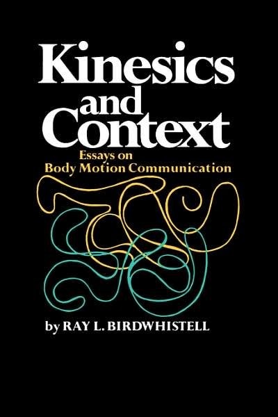 Front cover_Kinesics And Context