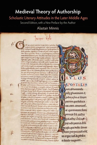 Front cover_Medieval Theory Of Authorship