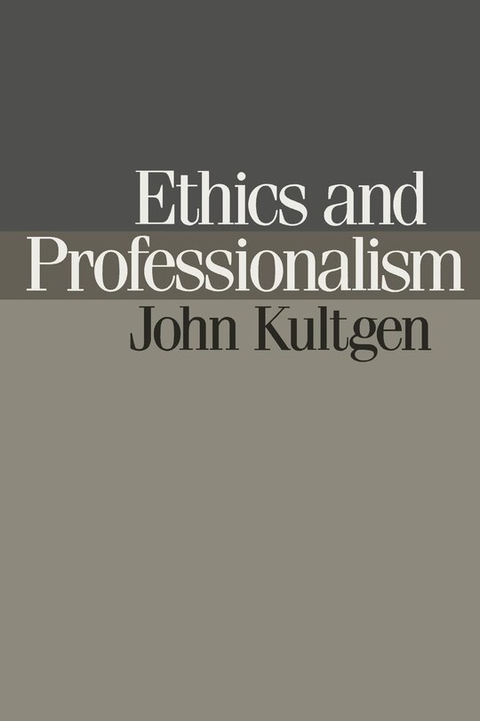 Front cover_Ethics And Professionalism