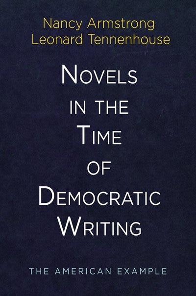 Couverture_Novels In The Time Of Democratic Writing