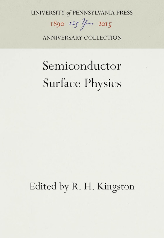 Front cover_Semiconductor Surface Physics