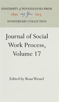 Front cover_Journal of Social Work Process, Volume 17