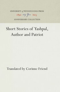 Front cover_Short Stories of Yashpal, Author and Patriot