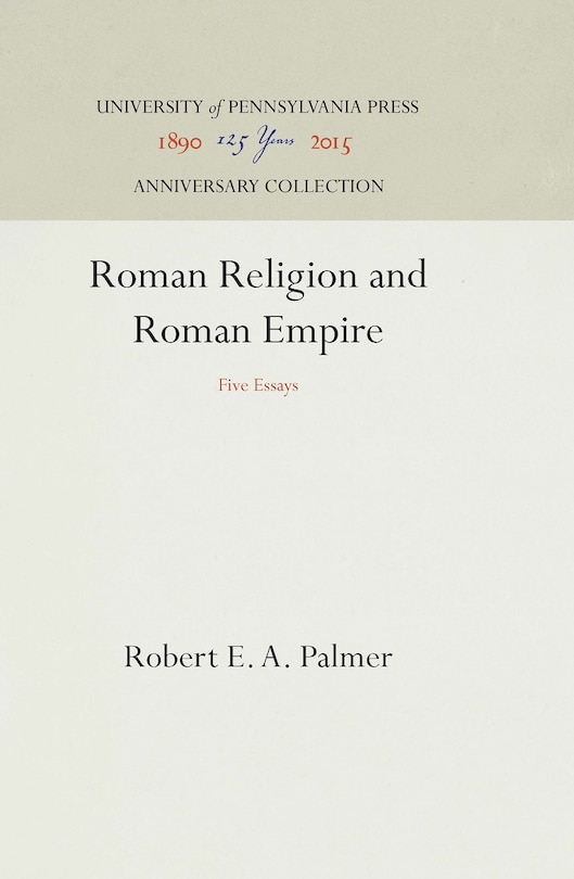 Couverture_Roman Religion and Roman Empire