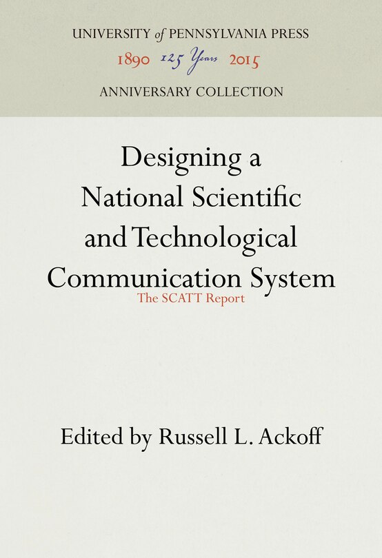 Front cover_Designing a National Scientific and Technological Communication System
