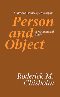 Person and Object: A Metaphysical Study