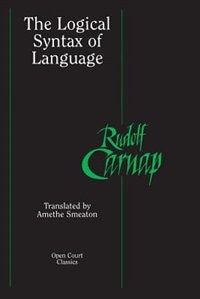 Front cover_The Logical Syntax of Language