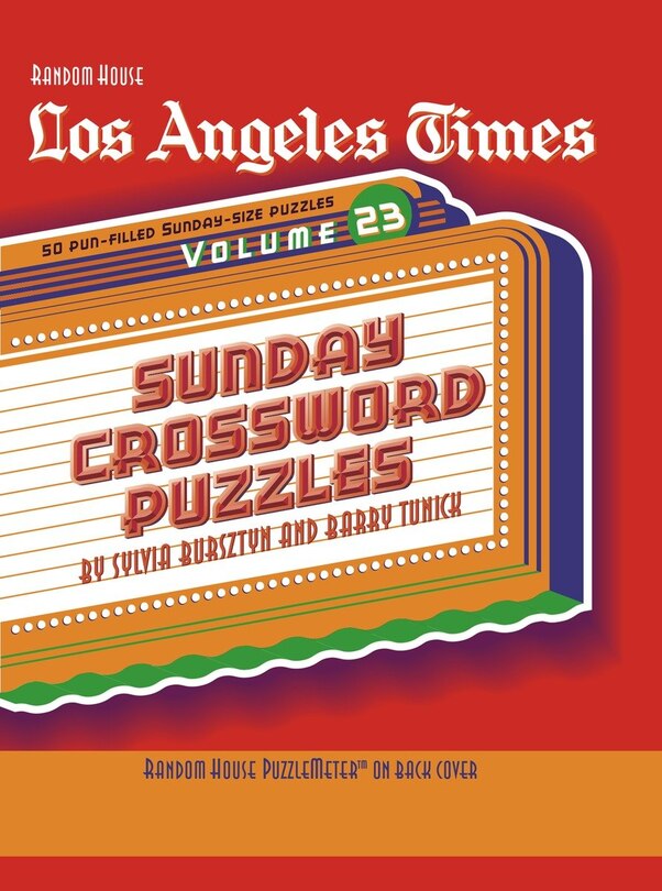 Couverture_Los Angeles Times Sunday Crossword Puzzles, Volume 23