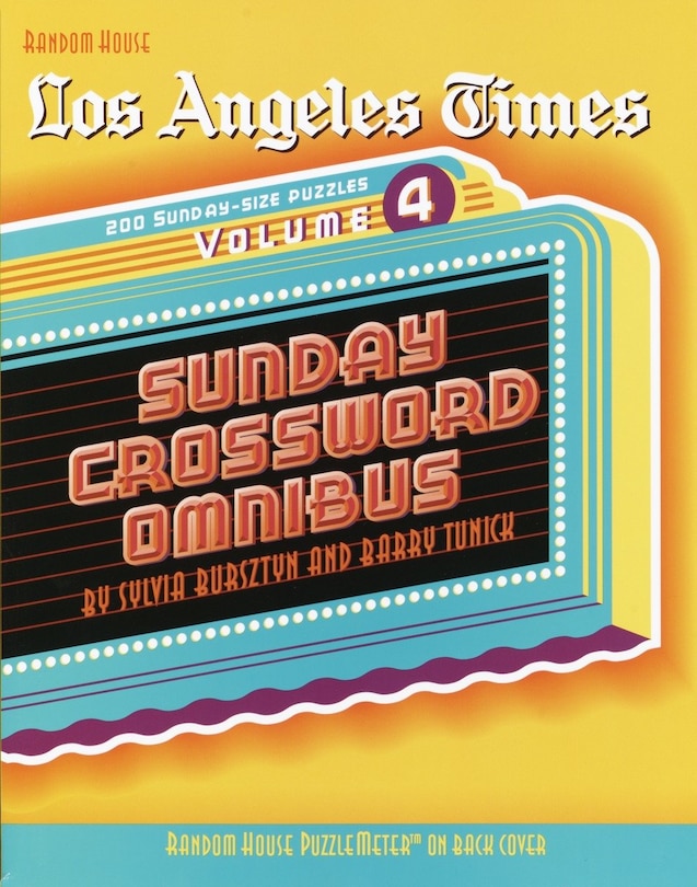 Couverture_Los Angeles Times Sunday Crossword Omnibus, Volume 4