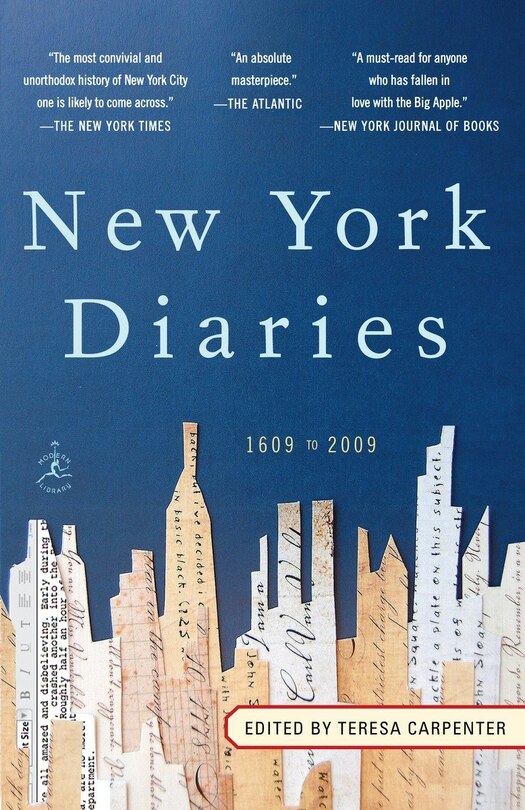 Front cover_New York Diaries: 1609 to 2009