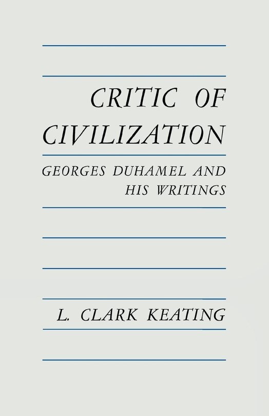 Couverture_Critic Of Civilization