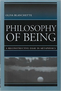 Couverture_Philosophy of Being