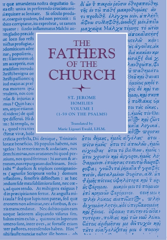 Front cover_Homilies, Volume 1 (1-59 on the Psalms)