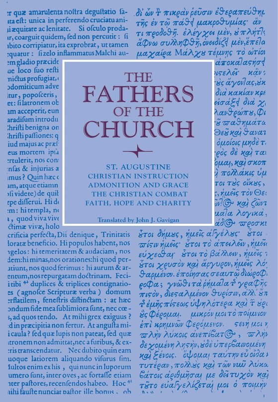 Front cover_Christian Instruction; Admonition and Grace; The Christian Combat; Faith, Hope and Charity