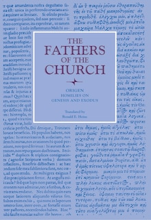 Couverture_Homilies on Genesis and Exodus