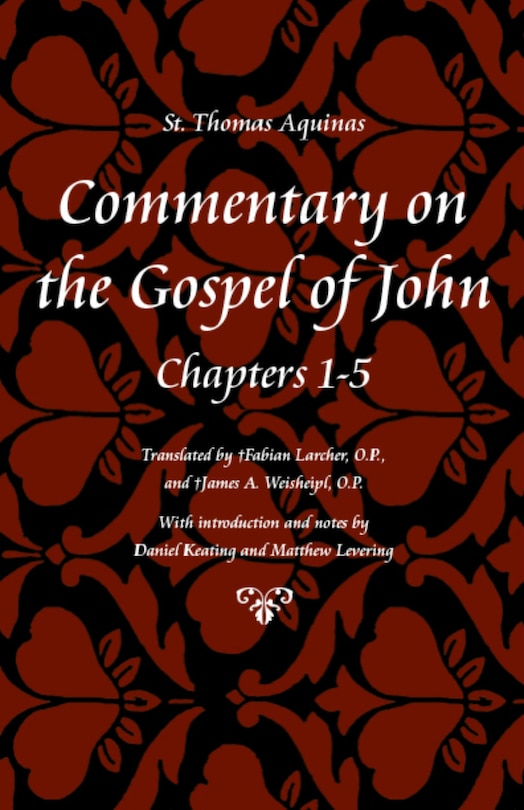 Front cover_Commentary on the Gospel of John, Books 1-5