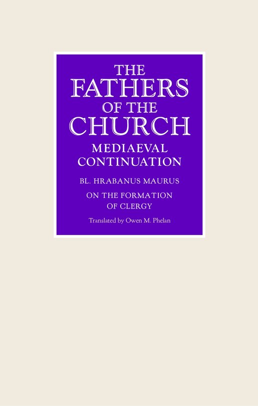 Couverture_On the Formation of Clergy