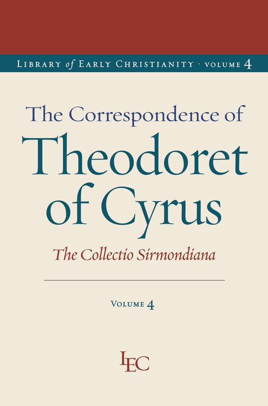 Couverture_The Correspondence of Theodoret of Cyrus