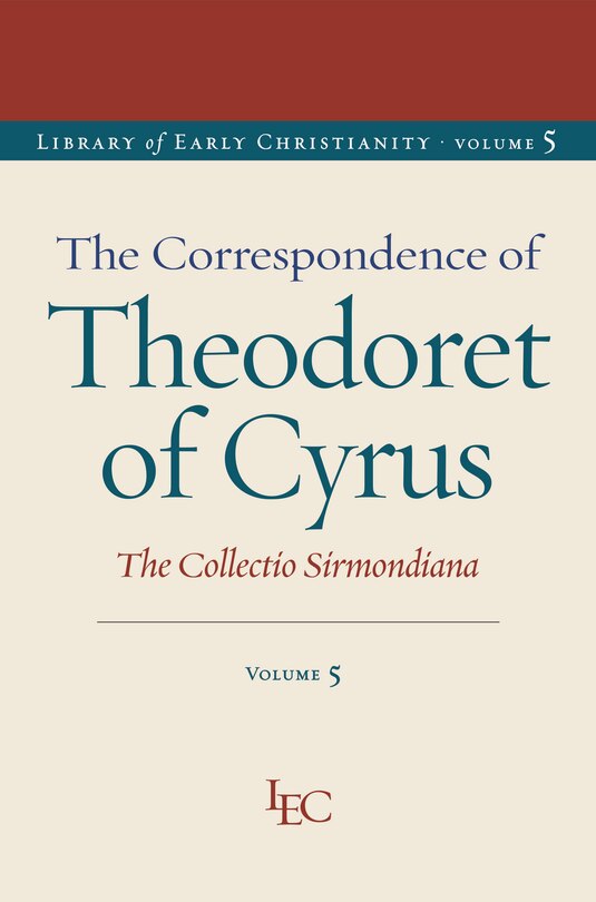Couverture_The Correspondence of Theodoret of Cyrus