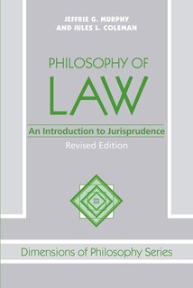 Front cover_Philosophy Of Law