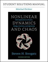 Couverture_Student Solutions Manual for Nonlinear Dynamics and Chaos