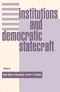 Front cover_Institutions and Democratic Statecraft