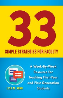 Couverture_33 Simple Strategies For Faculty