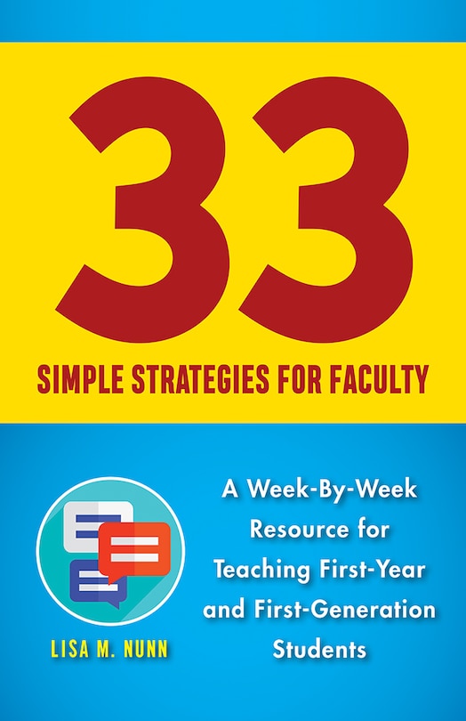 Couverture_33 Simple Strategies For Faculty