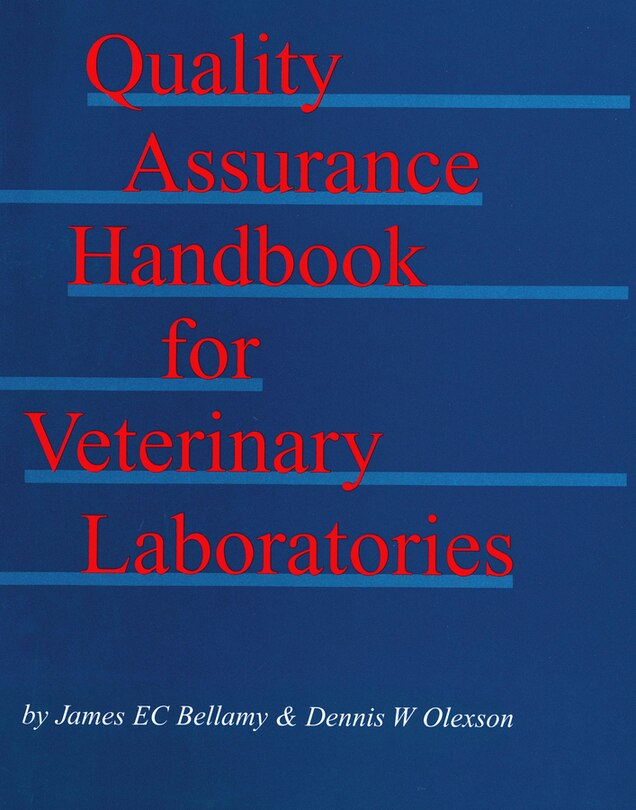 Front cover_Quality Assurance Handbook for Veterinary Laboratories