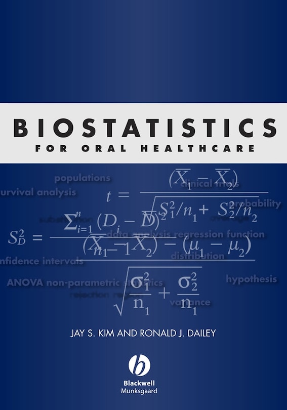 Front cover_Biostatistics for Oral Healthcare