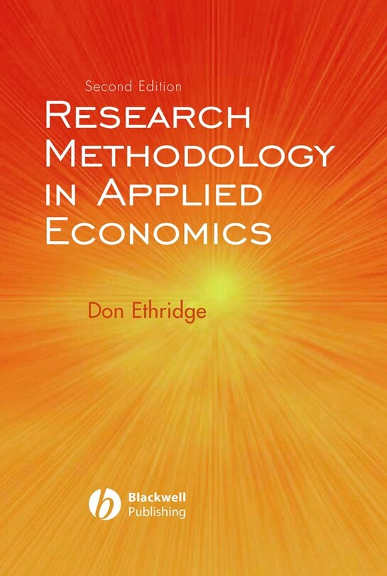 Front cover_Research Methodology in Applied Economics