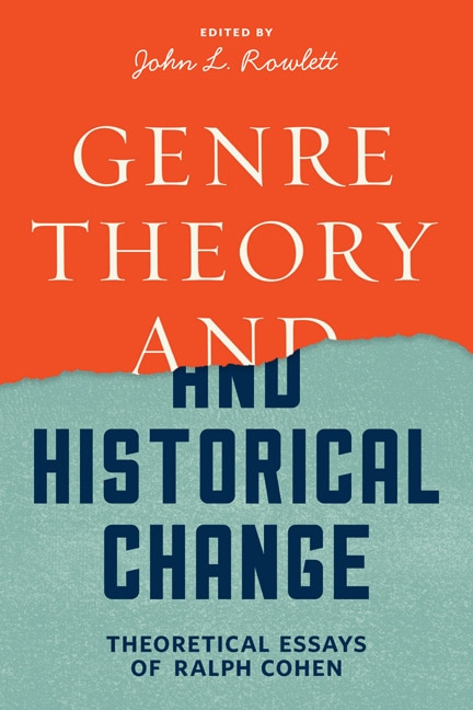 Front cover_Genre Theory And Historical Change