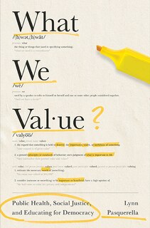 Front cover_What We Value