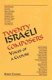 Front cover_Twenty Israeli Composers