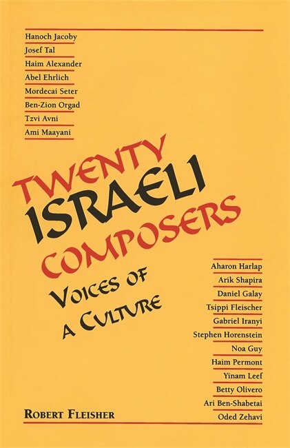 Front cover_Twenty Israeli Composers