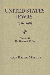 Couverture_United States Jewry, 1776-1985