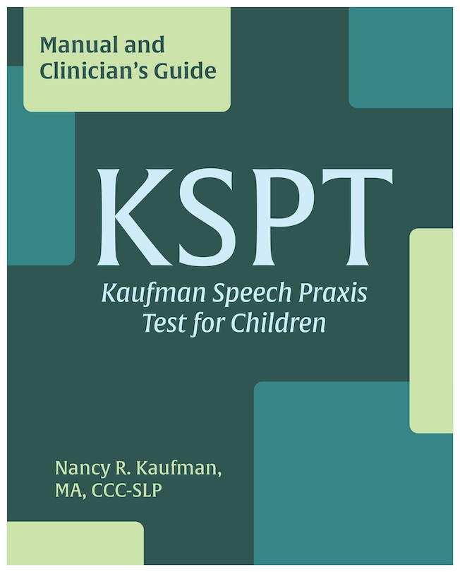 Couverture_Kaufman Speech Praxis Test for Children