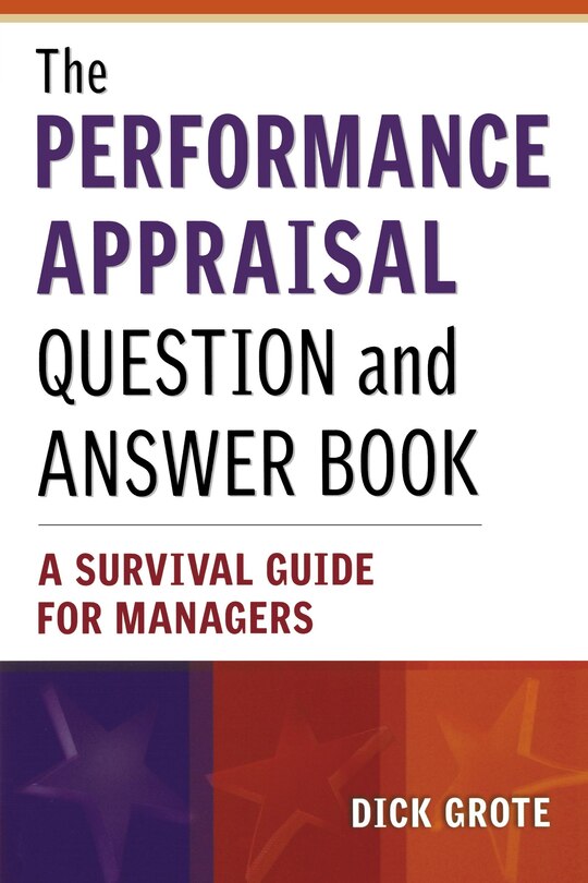 Couverture_The Performance Appraisal Question And Answer Book