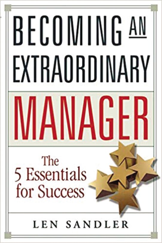 Couverture_Becoming An Extraordinary Manager