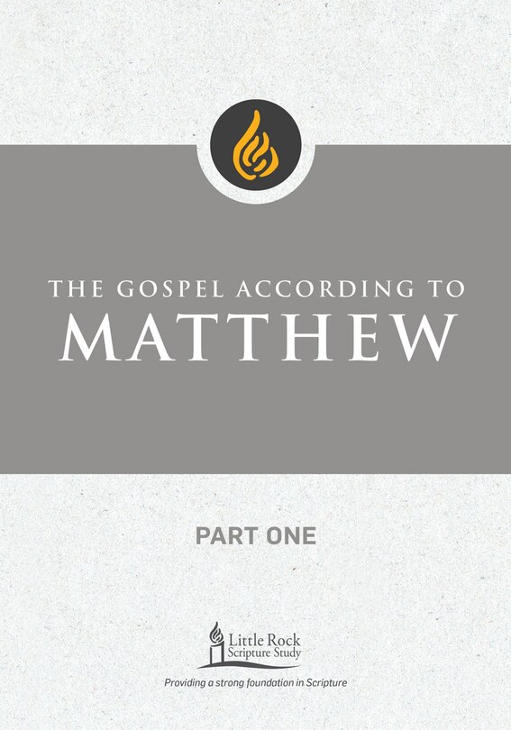 Couverture_The Gospel According to Matthew, Part One